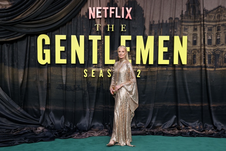 Joely Richardson Radiates Glamour at World Premiere Event