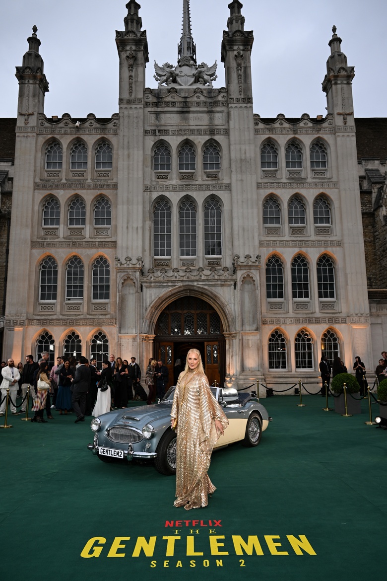 Joely Richardson Radiates Glamour at World Premiere Event