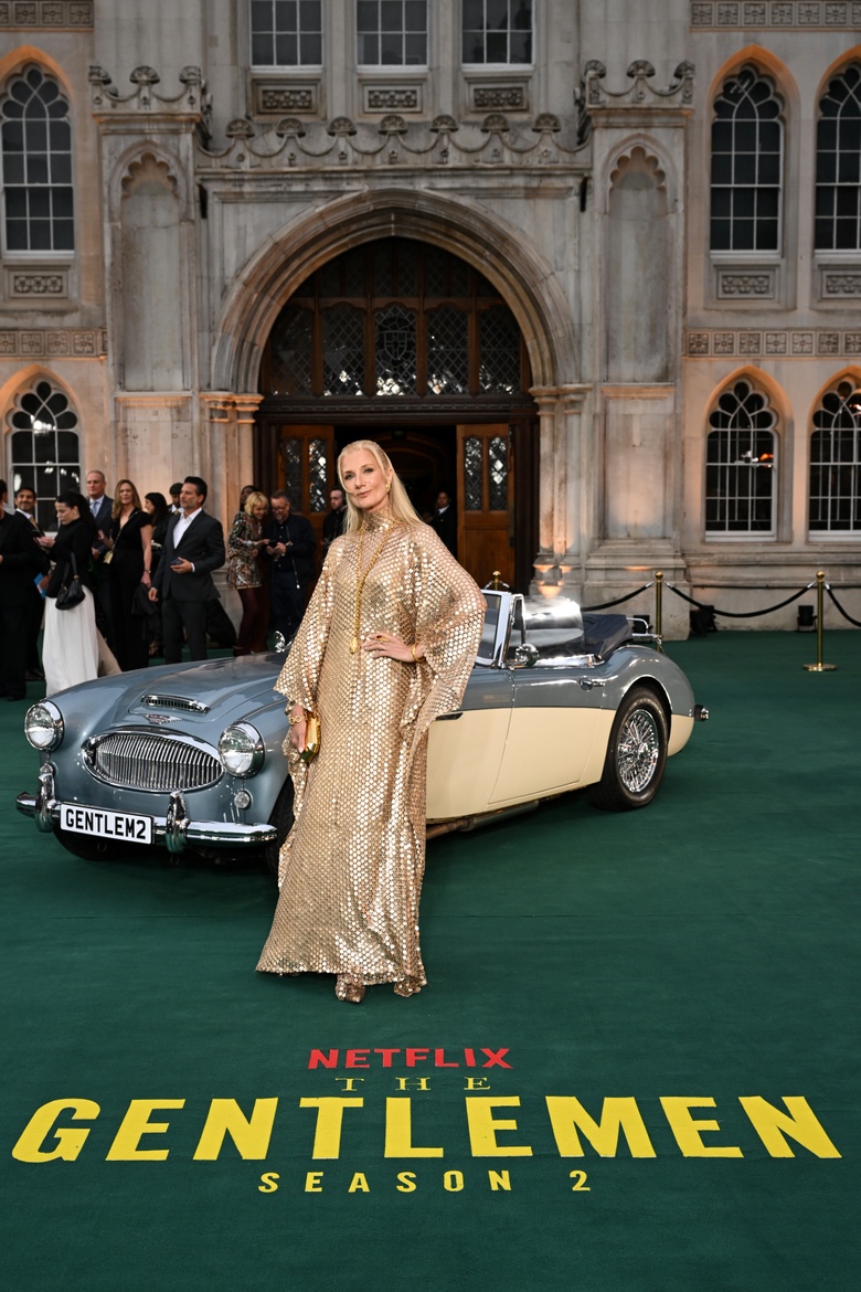 Joely Richardson Radiates Glamour at World Premiere Event