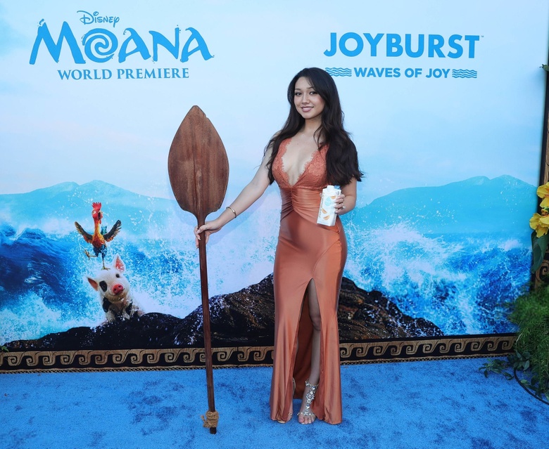 Julia Garcia attends a movie premiere event, looking radiant and poised for the cameras.