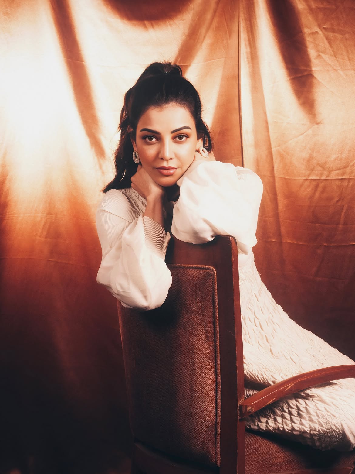 Kajal Aggarwal Redefines Modern Elegance in a Stunning White Ensemble