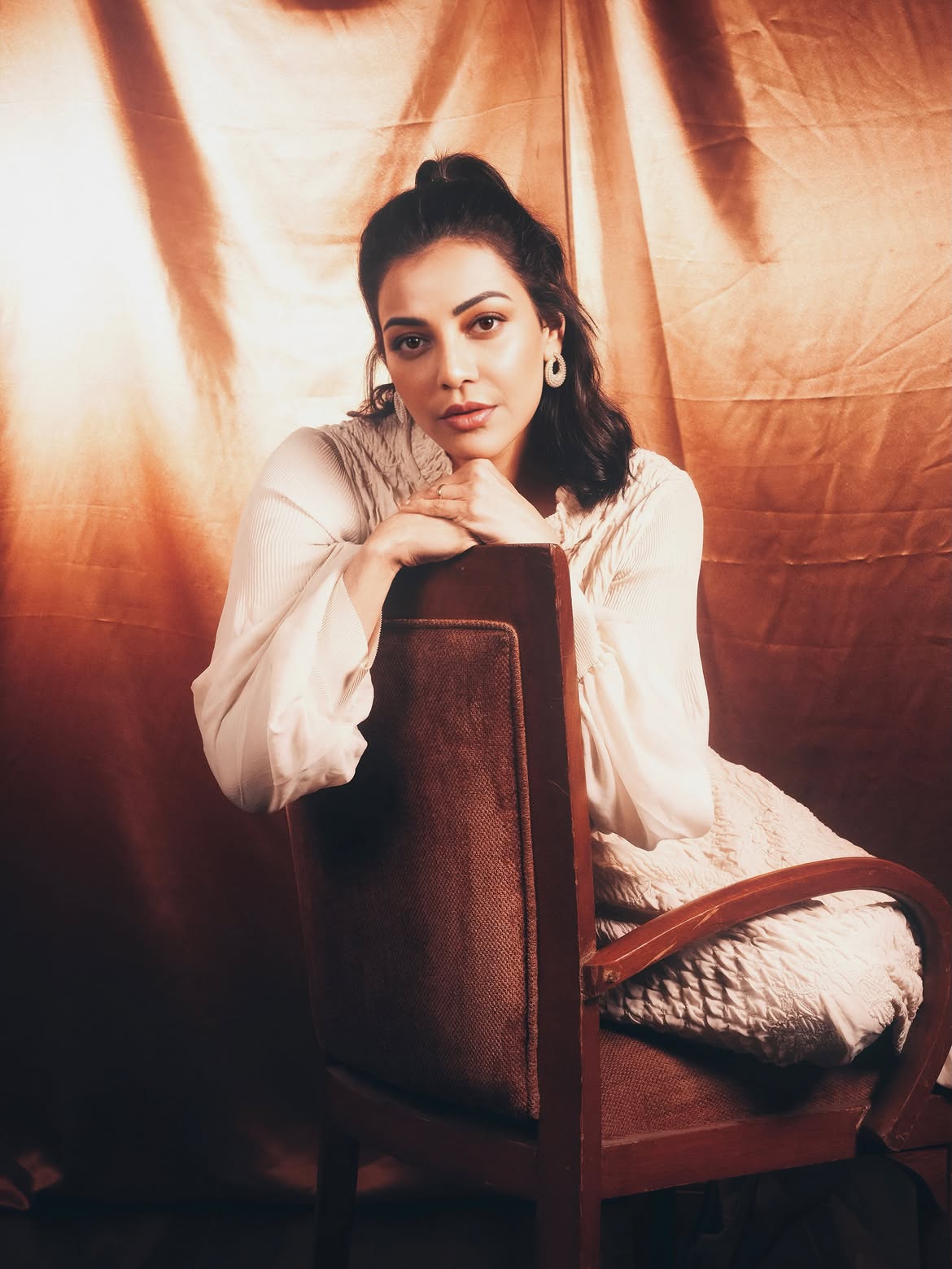 Kajal Aggarwal Redefines Modern Elegance in a Stunning White Ensemble