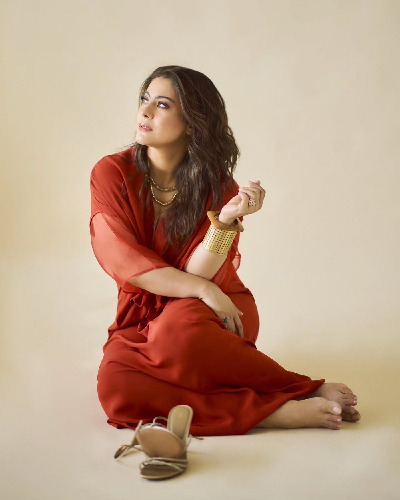 Kajol's Effortless Elegance in Red: Capturing Monsoon Magic on Instagram
