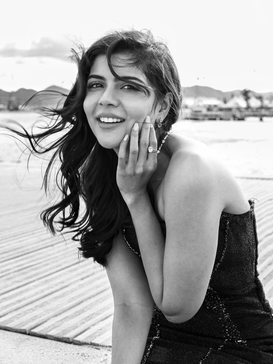 Kalyani Priyadarshan's Stunning Coastal Glamour