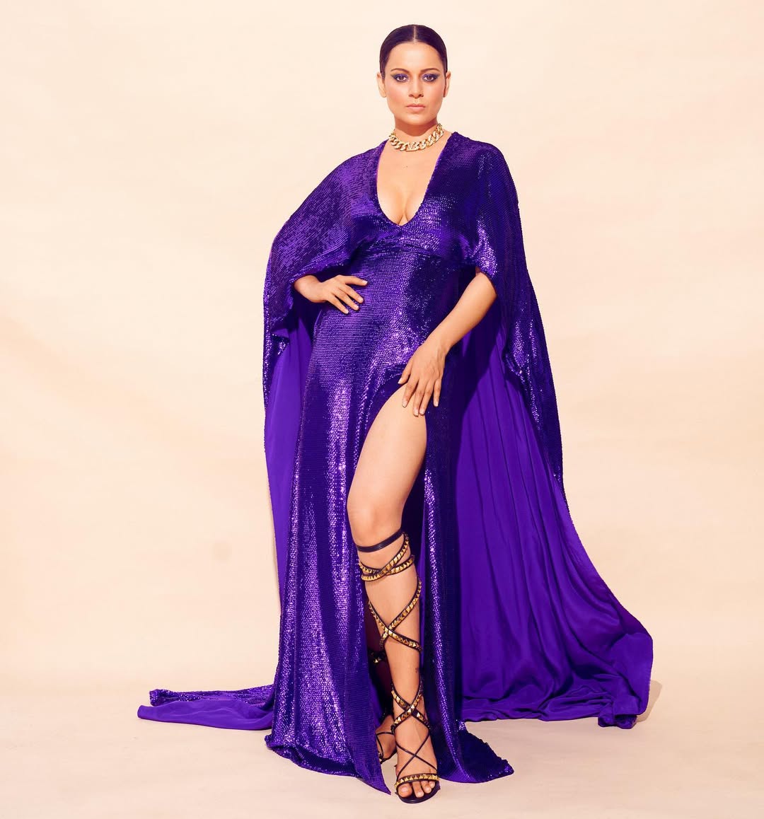 Kangana Ranaut's Stunning Ensemble: A Royal Collection