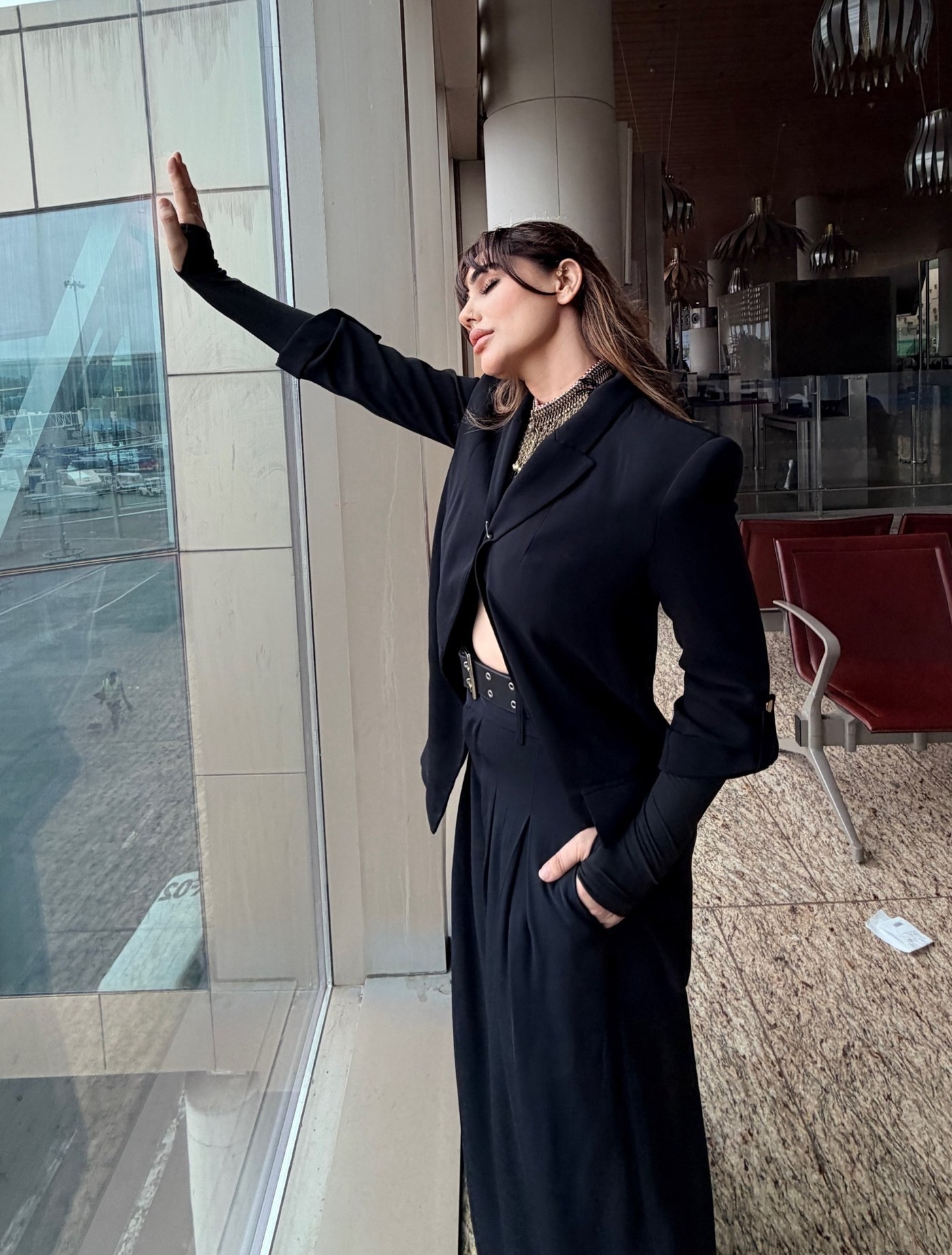 Kangna Sharma Owns Power Dressing in a Daring All-Black Ensemble