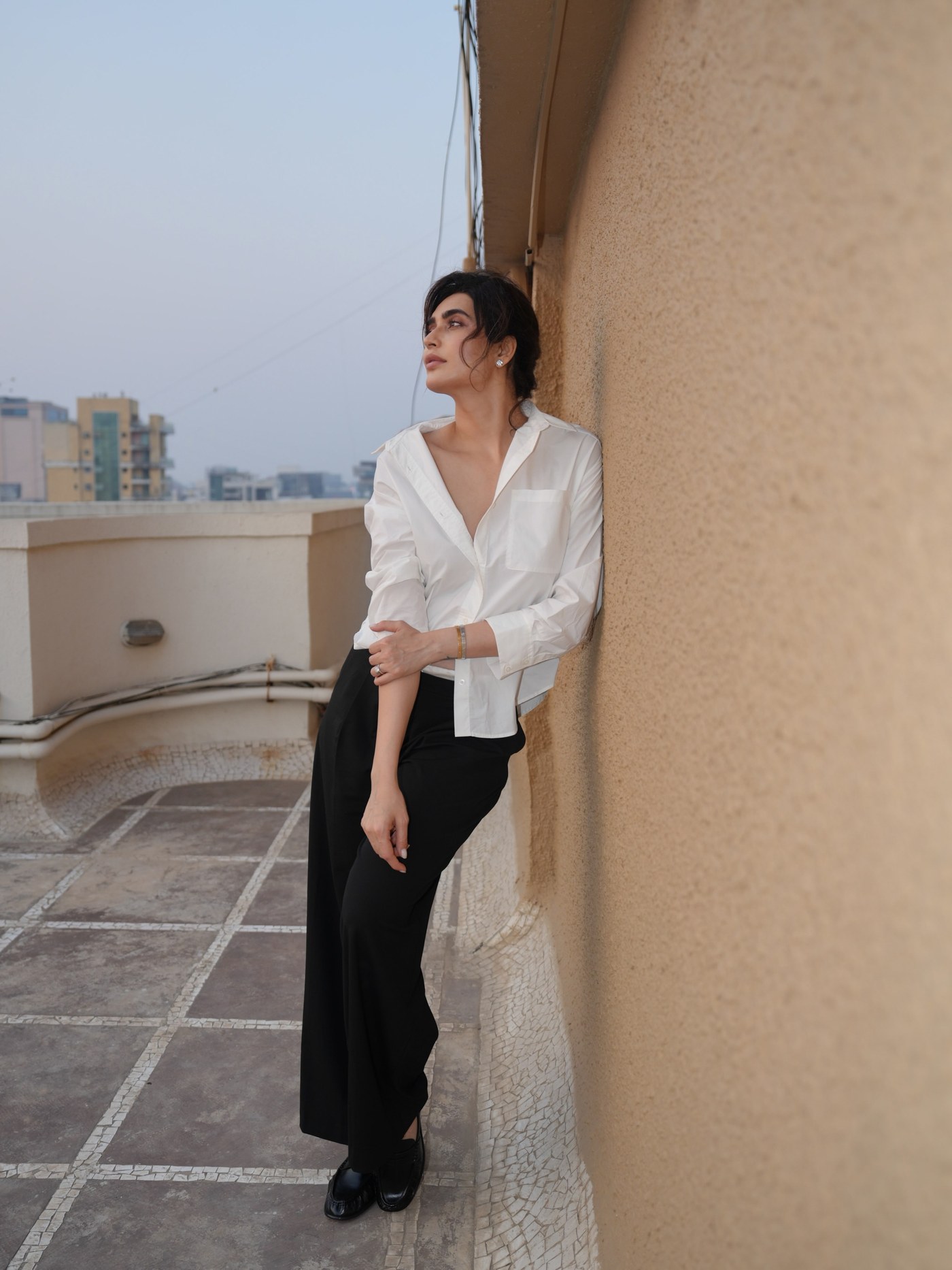 Karishma Tanna Owns the Monochrome Magic in Effortlessly Chic Styling