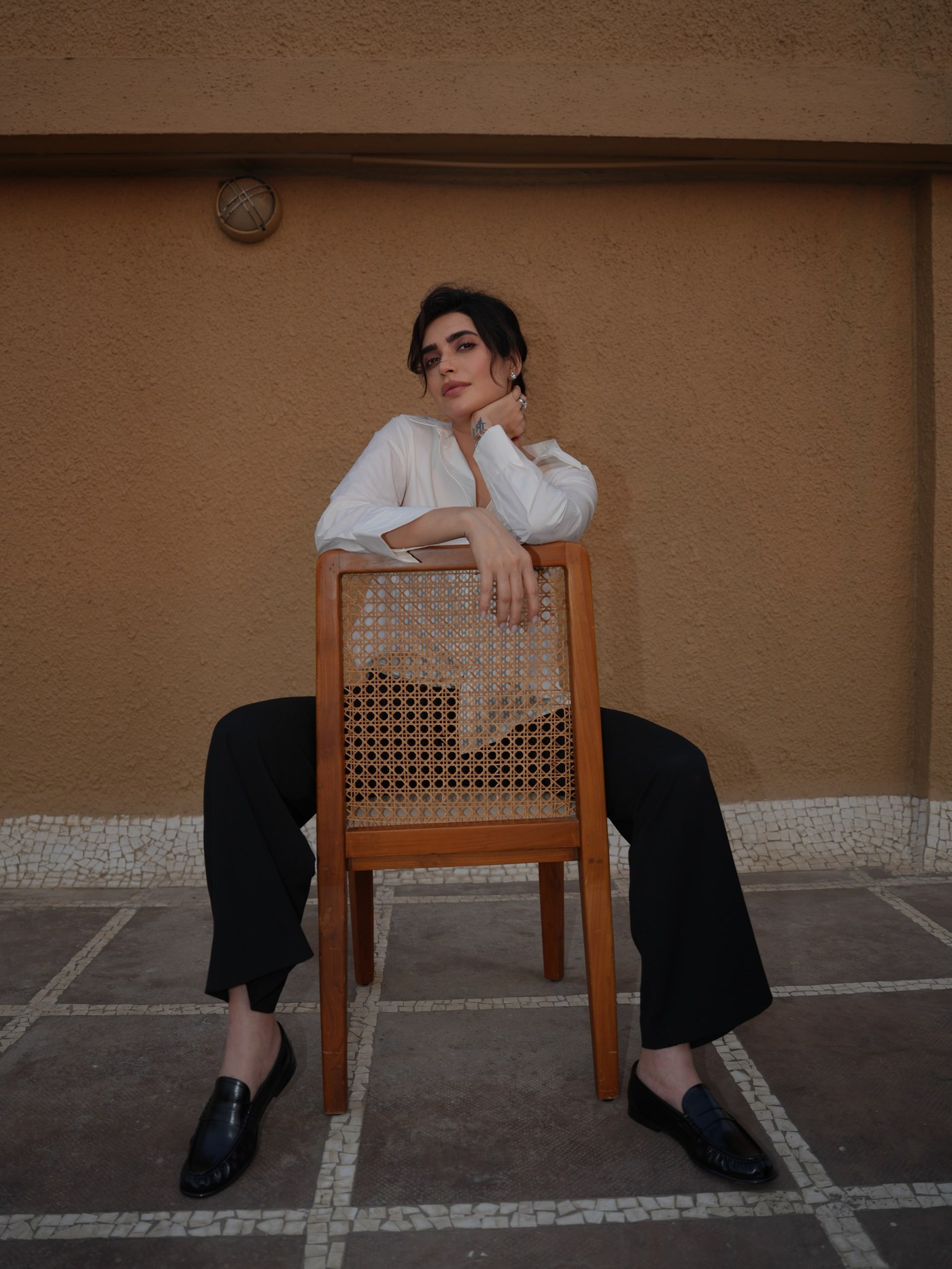 Karishma Tanna Owns the Monochrome Magic in Effortlessly Chic Styling