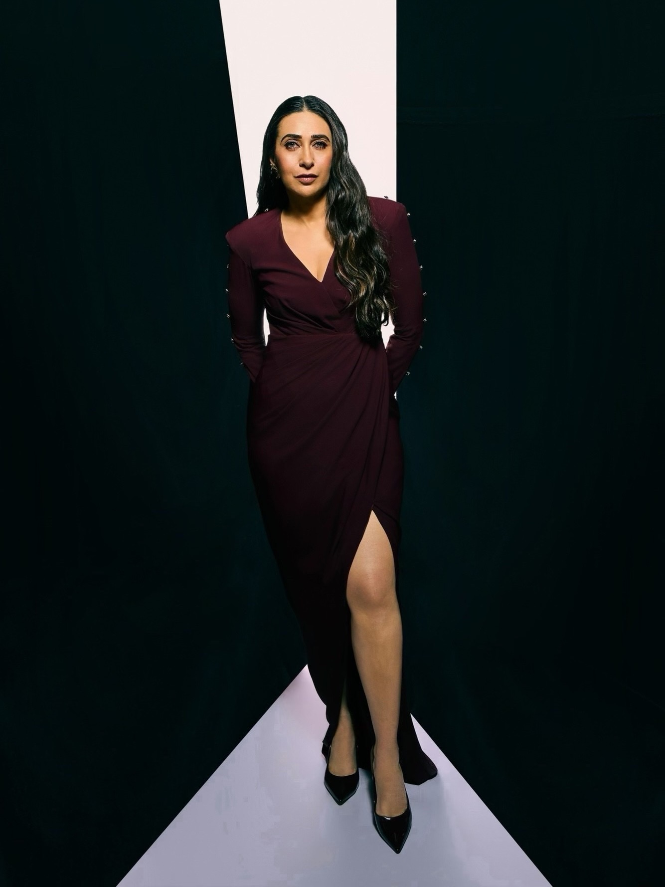 Karisma Kapoor's Regal Burgundy Glow: The Ultimate Style Icon Moment