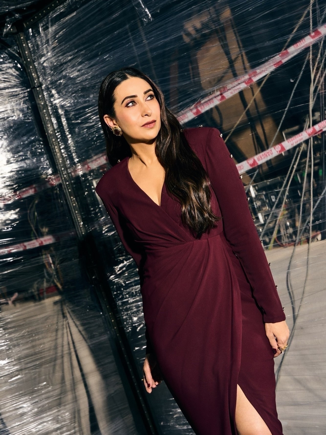 Karisma Kapoor's Regal Burgundy Glow: The Ultimate Style Icon Moment