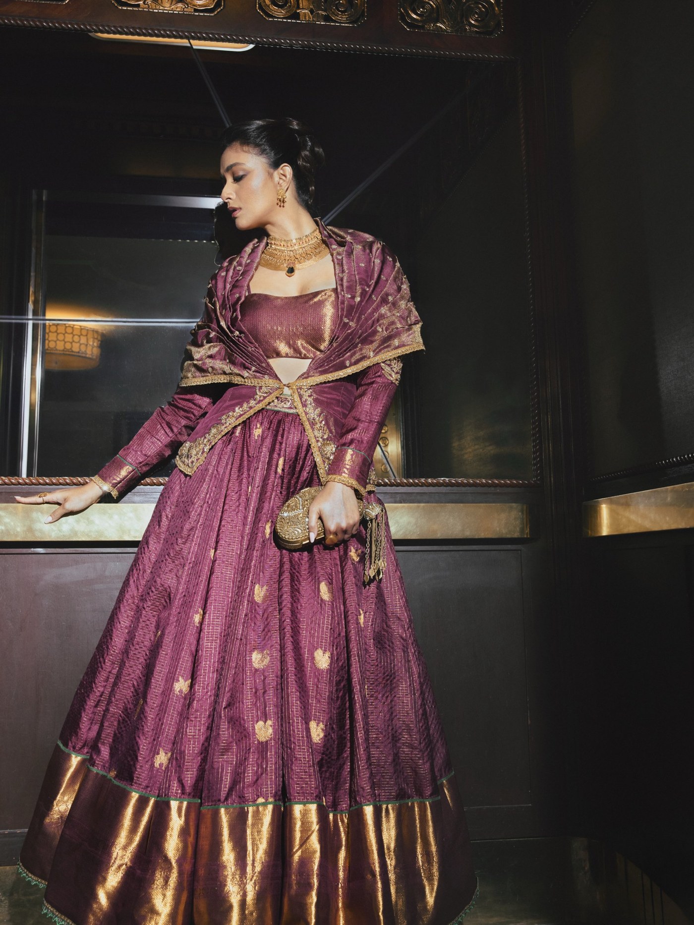 Keerthy Suresh Honors Heritage in Regal Kanchipuram Silk Ensemble