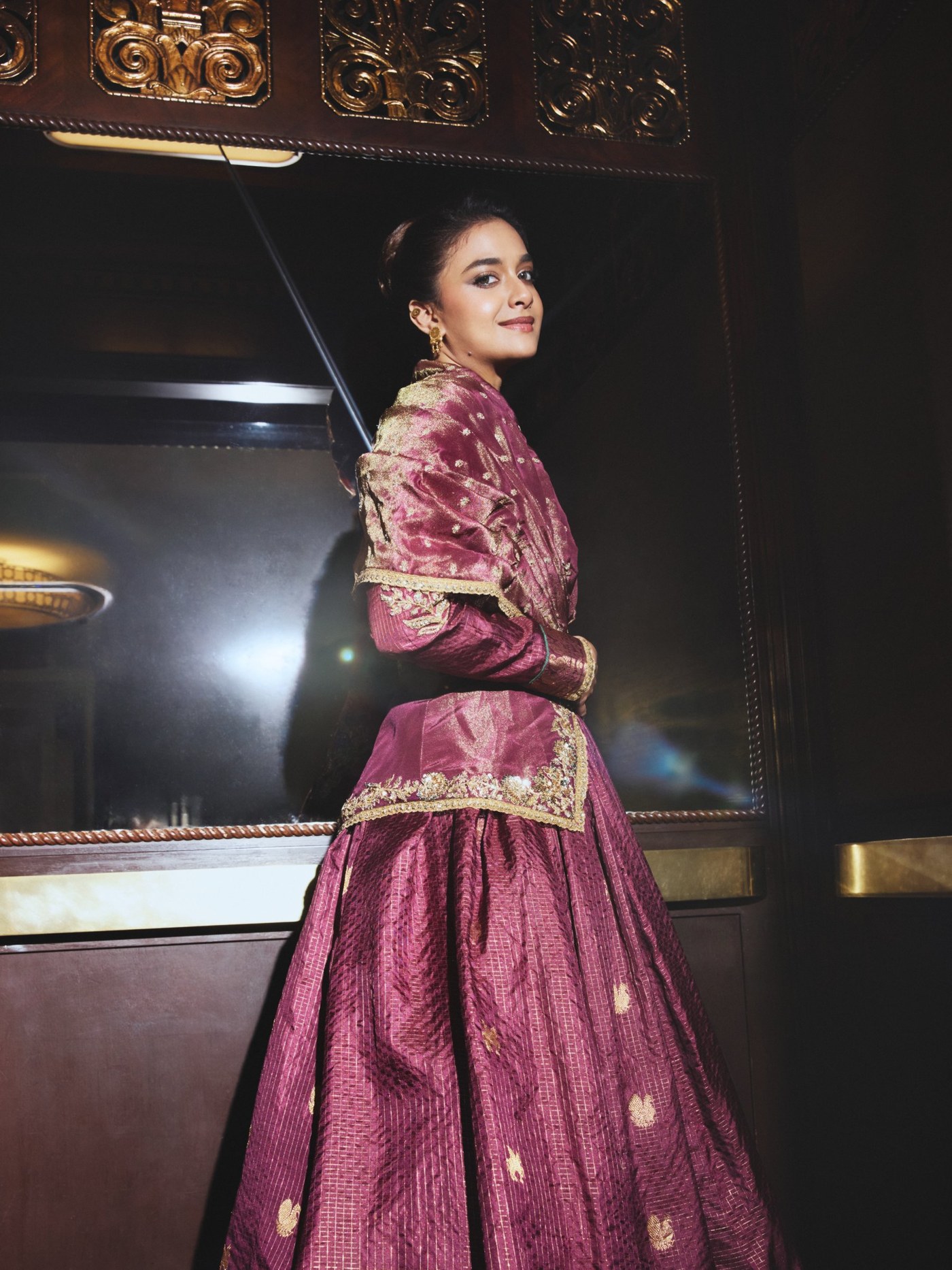 Keerthy Suresh Honors Heritage in Regal Kanchipuram Silk Ensemble