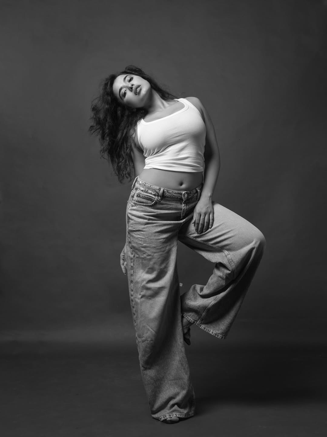 Ketika Sharma Glamour Photos Black and White Stunning Looks