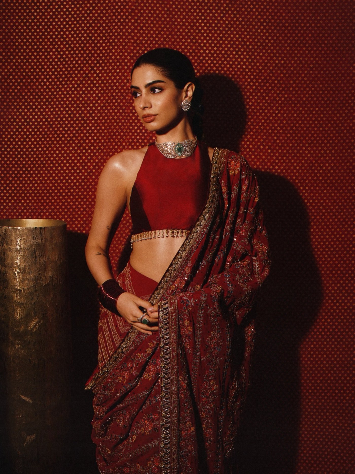Khushi Kapoor's Festive Statement in Manish Malhotra Couture