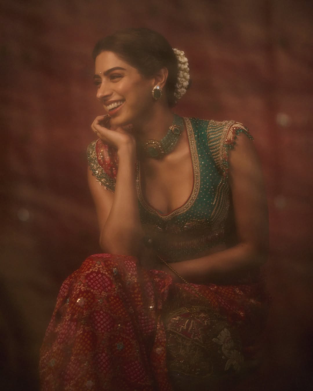 Khushi Kapoor Brings Regal Radiance in Stunning Traditional Lehenga Look