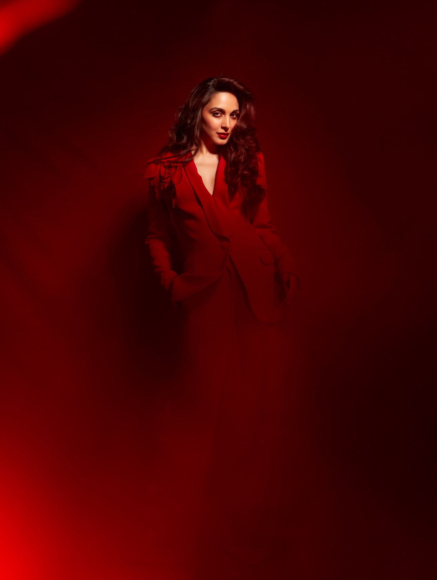 Kiara Advani Slays in Red Power Dressing: The Perfect Blend of Playful Confidence and Chic Tailoring