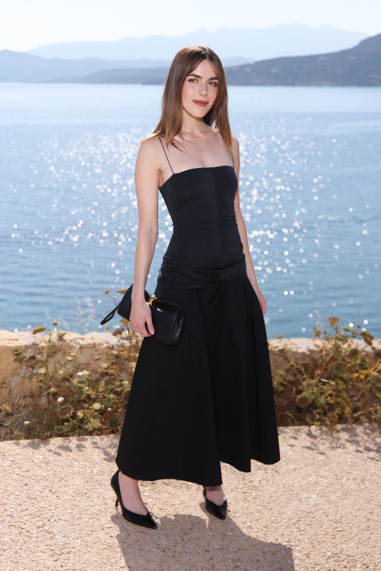 Kiernan Shipka Steals the Show in Stunning Corsican Chic