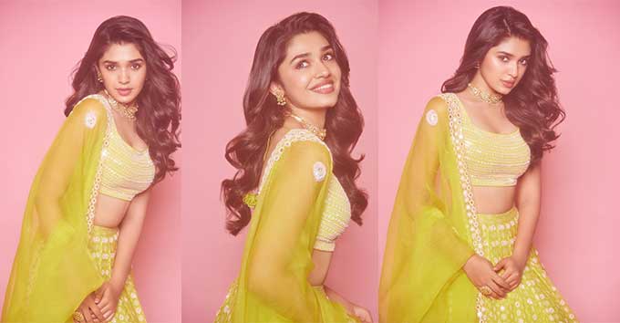 Krithi Shetty Latest Glamour Photos and Stunning Looks