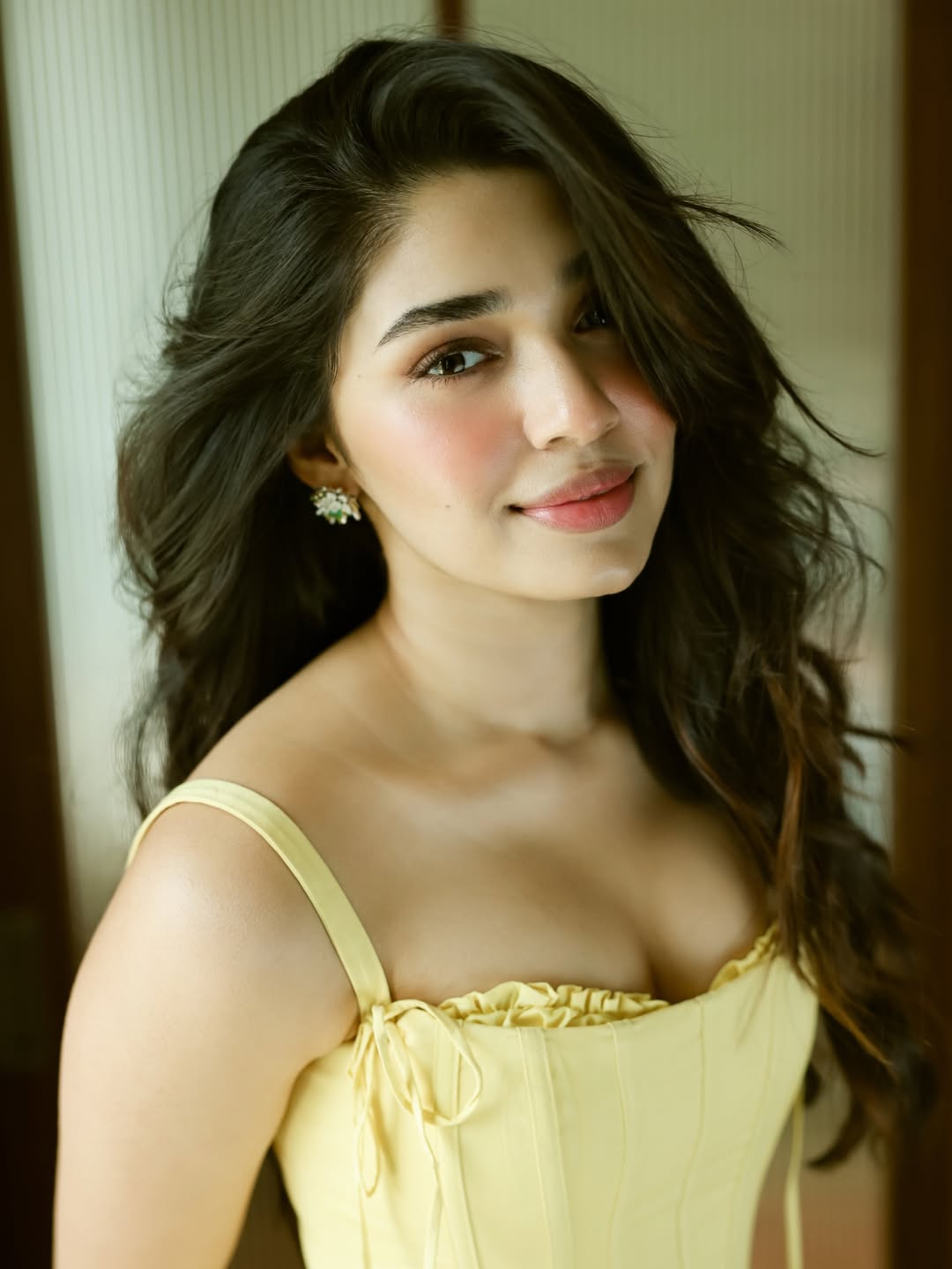 Krithi Shetty's Stunning Pink & Gold Glamour