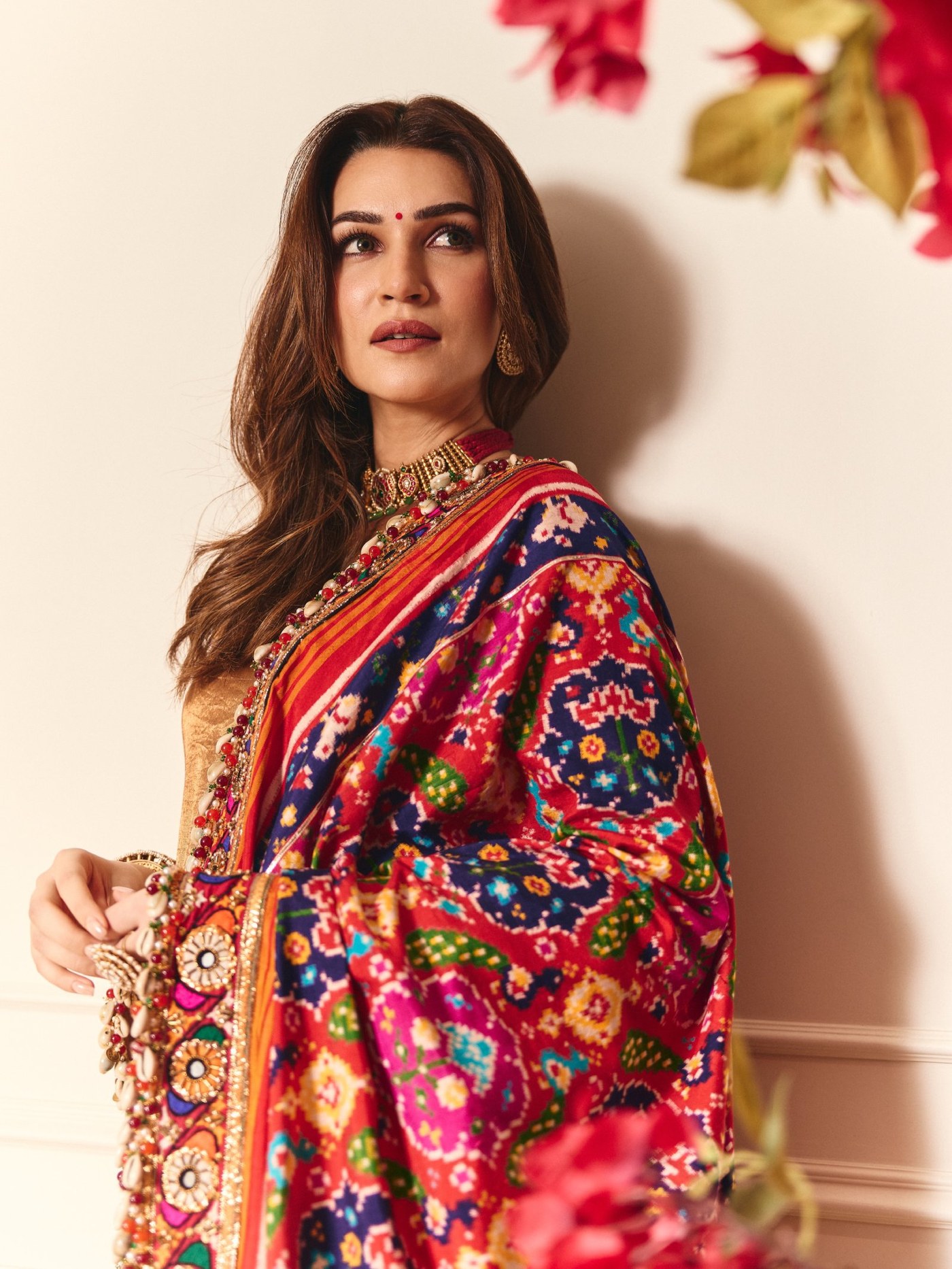 Kriti Sanon showcases ornate, color-rich traditional Indian festive fashion. - Photos & Updates
