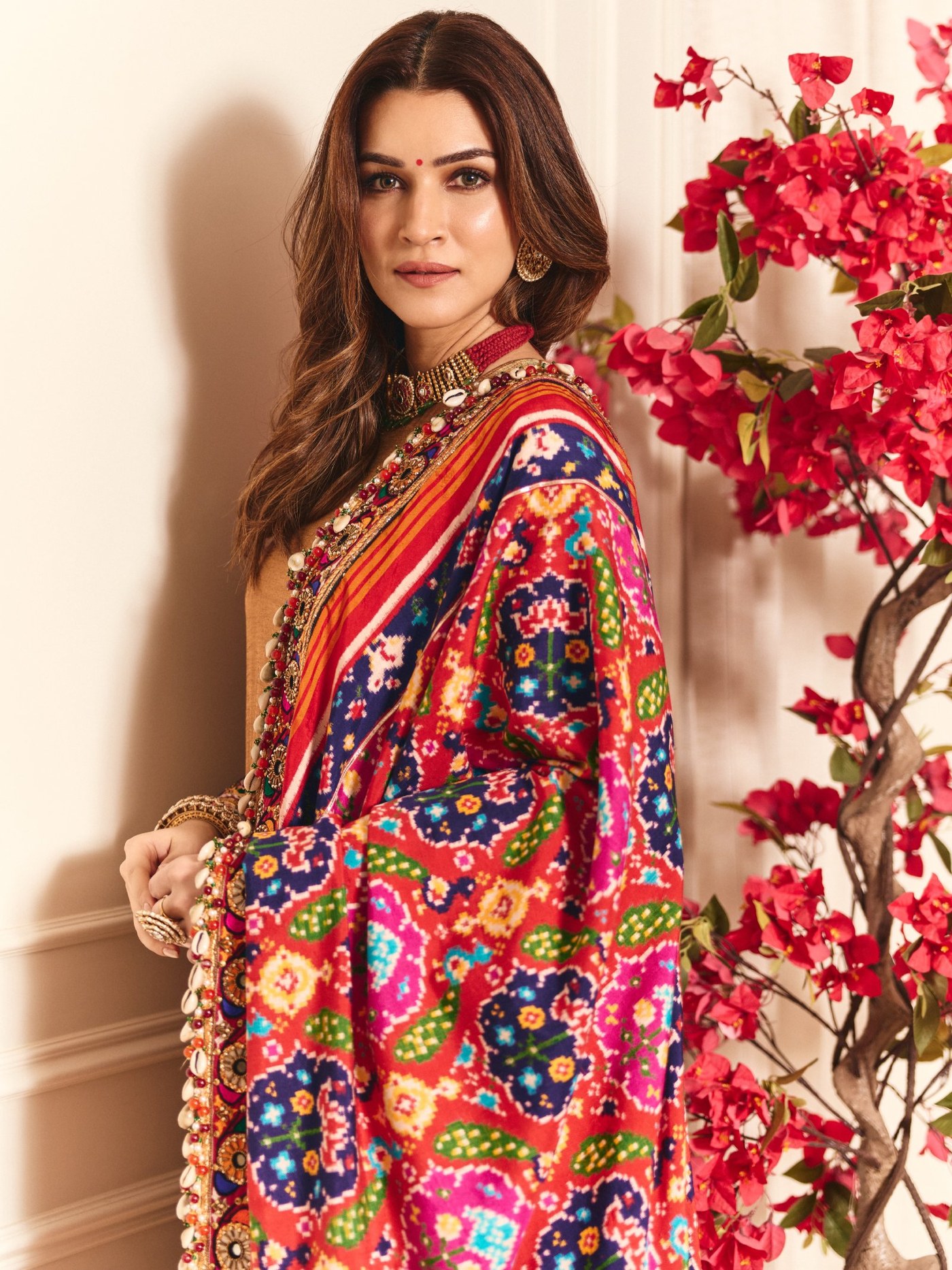 Kriti Sanon's Rich Textile Play for Festive Occasions