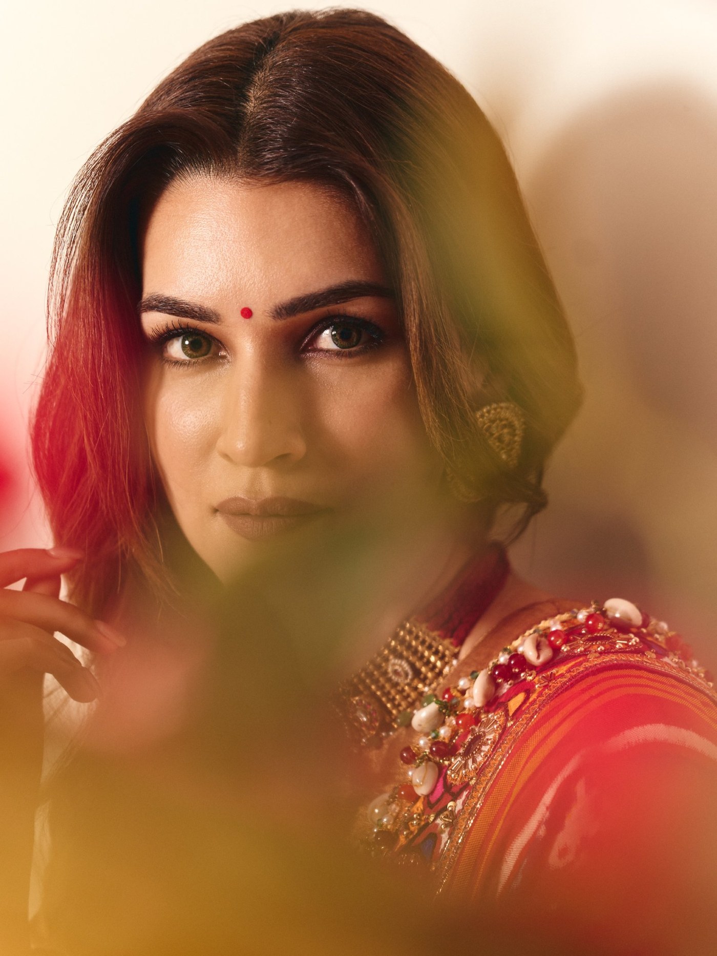 Kriti Sanon's Rich Textile Play for Festive Occasions