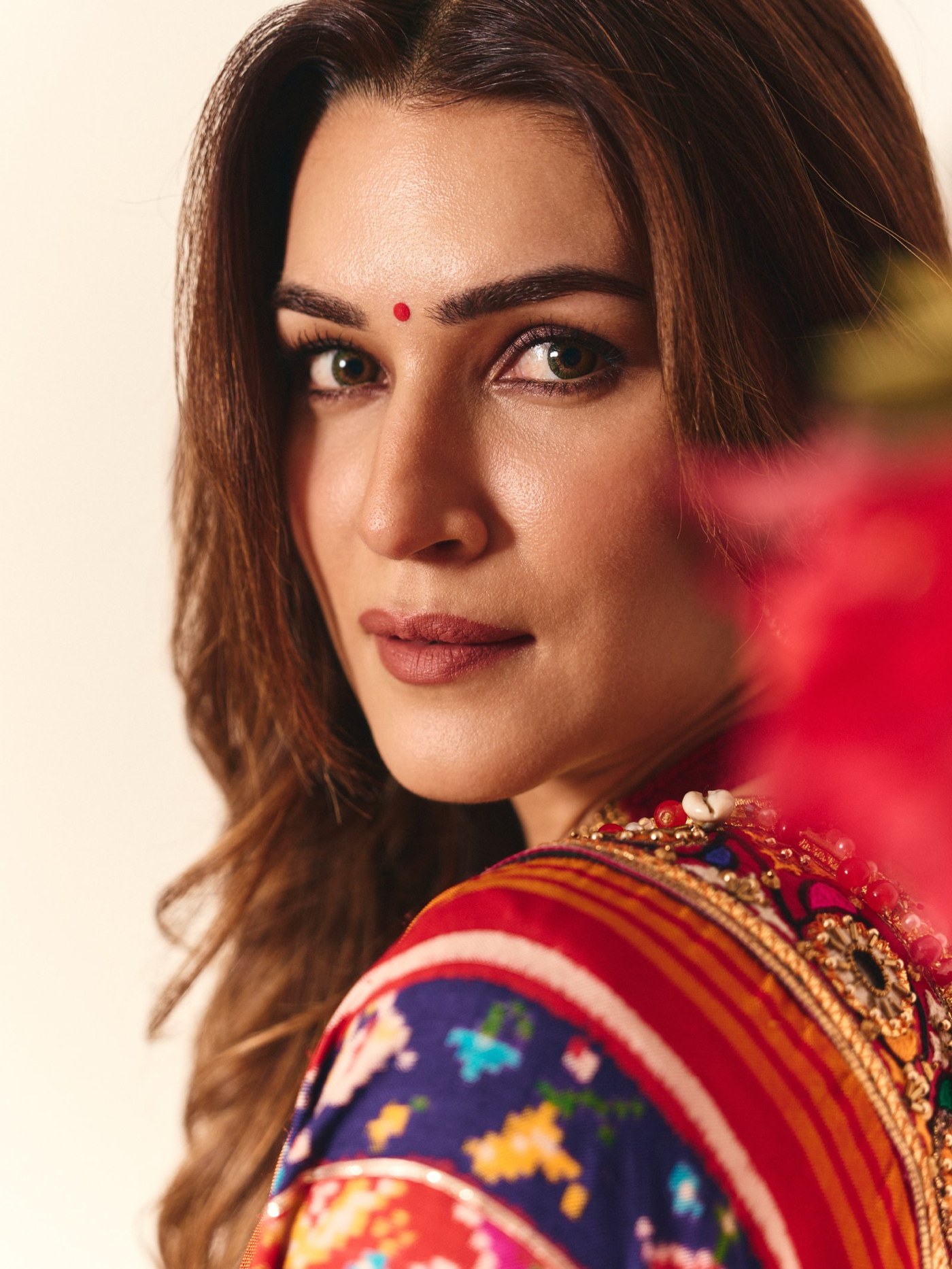 Kriti Sanon's Rich Textile Play for Festive Occasions