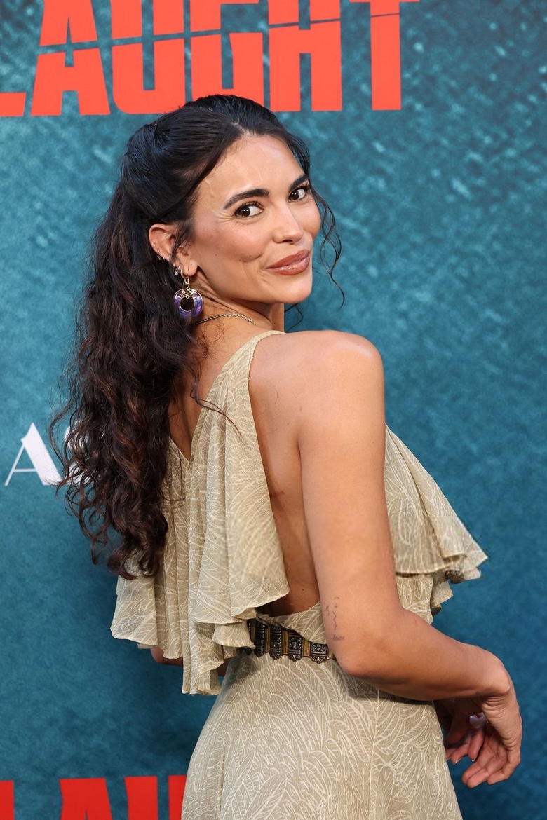 Kyra Santoro Commands the Red Carpet at 'Onslaught' Premiere