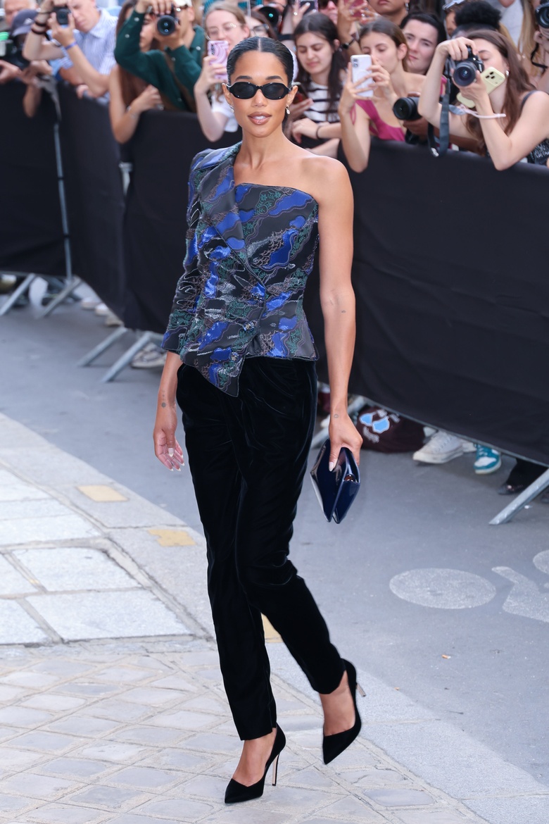 Laura Harrier Steals the Spotlight at Parisian Haute Couture Event