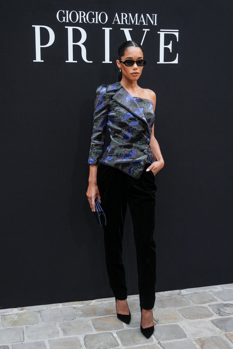 Laura Harrier Steals the Spotlight at Parisian Haute Couture Event