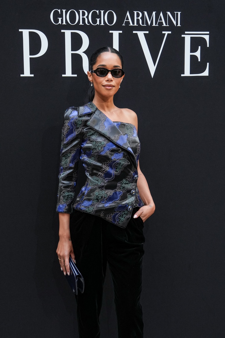 Laura Harrier Steals the Spotlight at Parisian Haute Couture Event