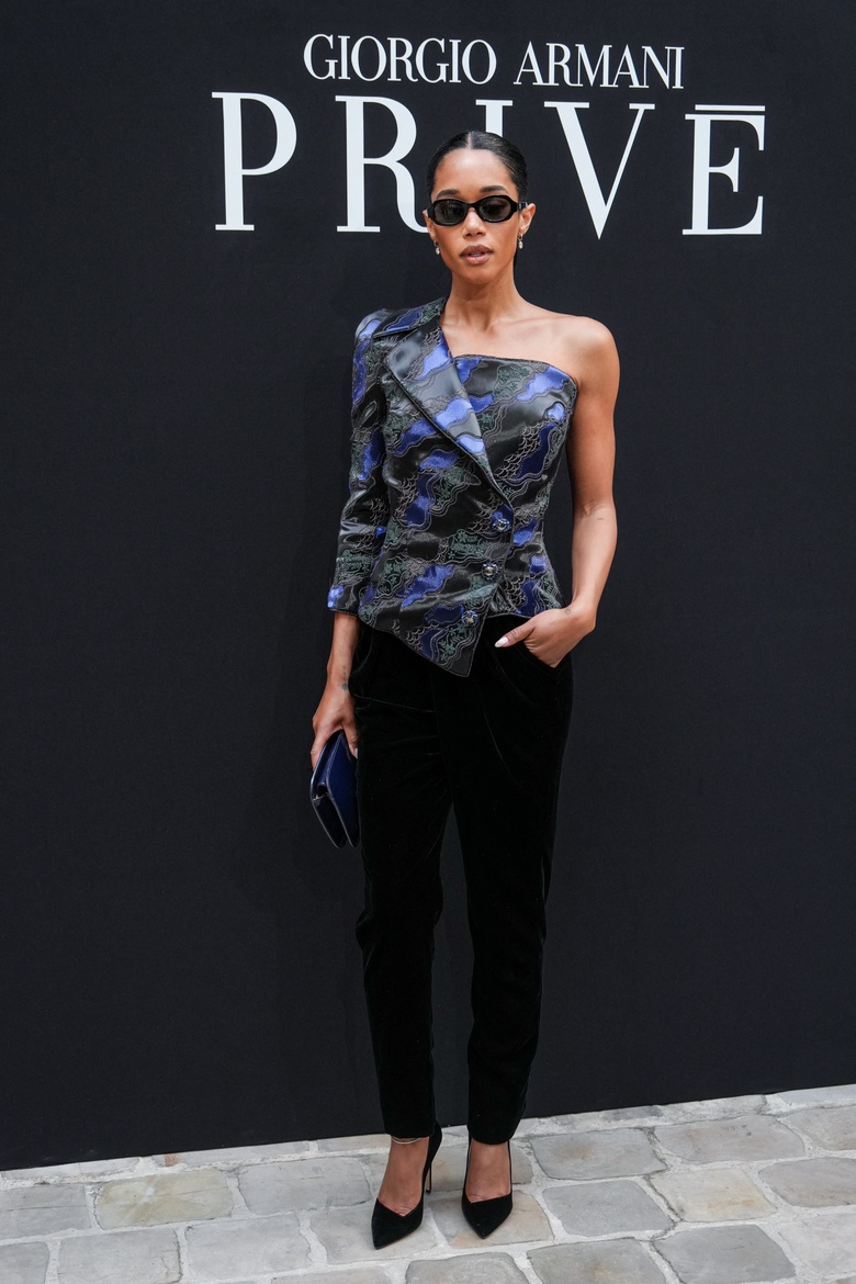 Laura Harrier Steals the Spotlight at Parisian Haute Couture Event