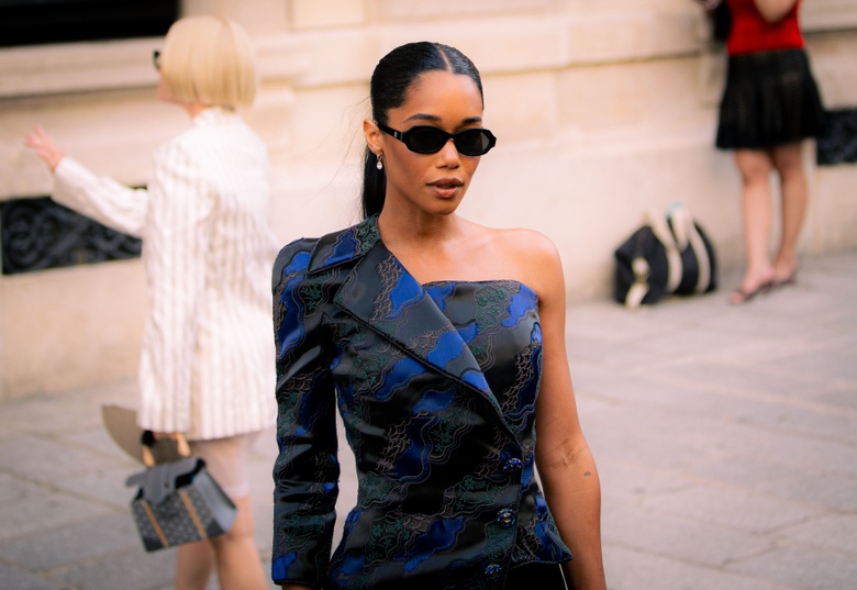 Laura Harrier Steals the Spotlight at Parisian Haute Couture Event