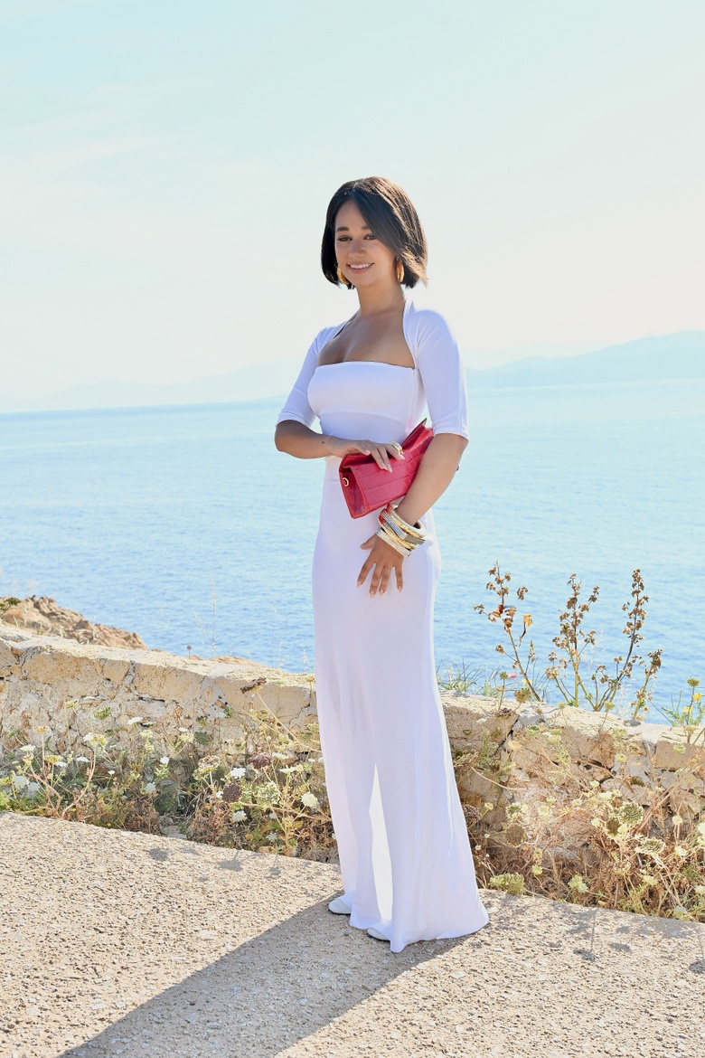 Lena Mahfouf Steals the Show at Jacquemus Photocall in L'Ile-Rousse