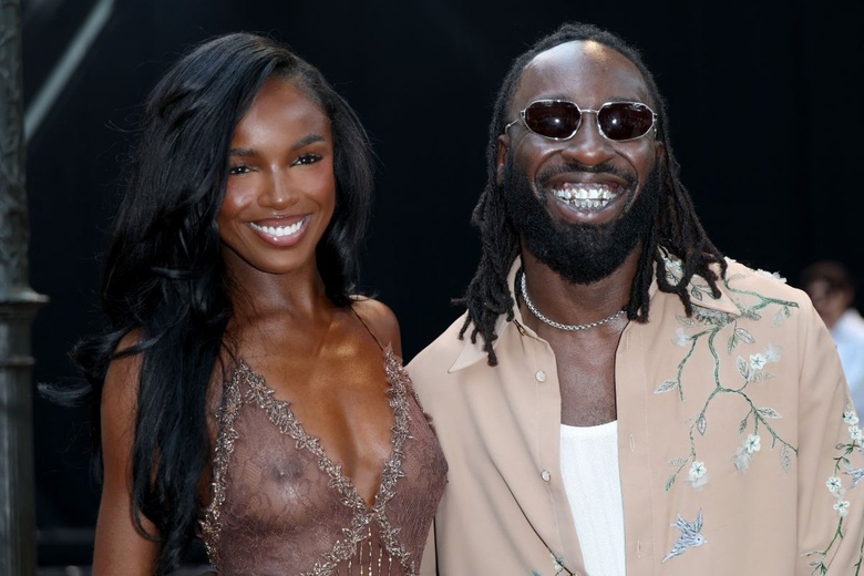 Leomie Anderson Brings the Glamour at Amiri Menswear Spring Summer 2027 Show