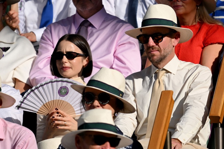 Lily Collins Captivates at Wimbledon and Parisian Fashion Events
