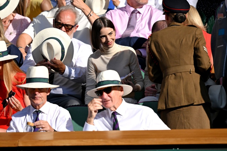 Lily Collins Captivates at Wimbledon and Parisian Fashion Events