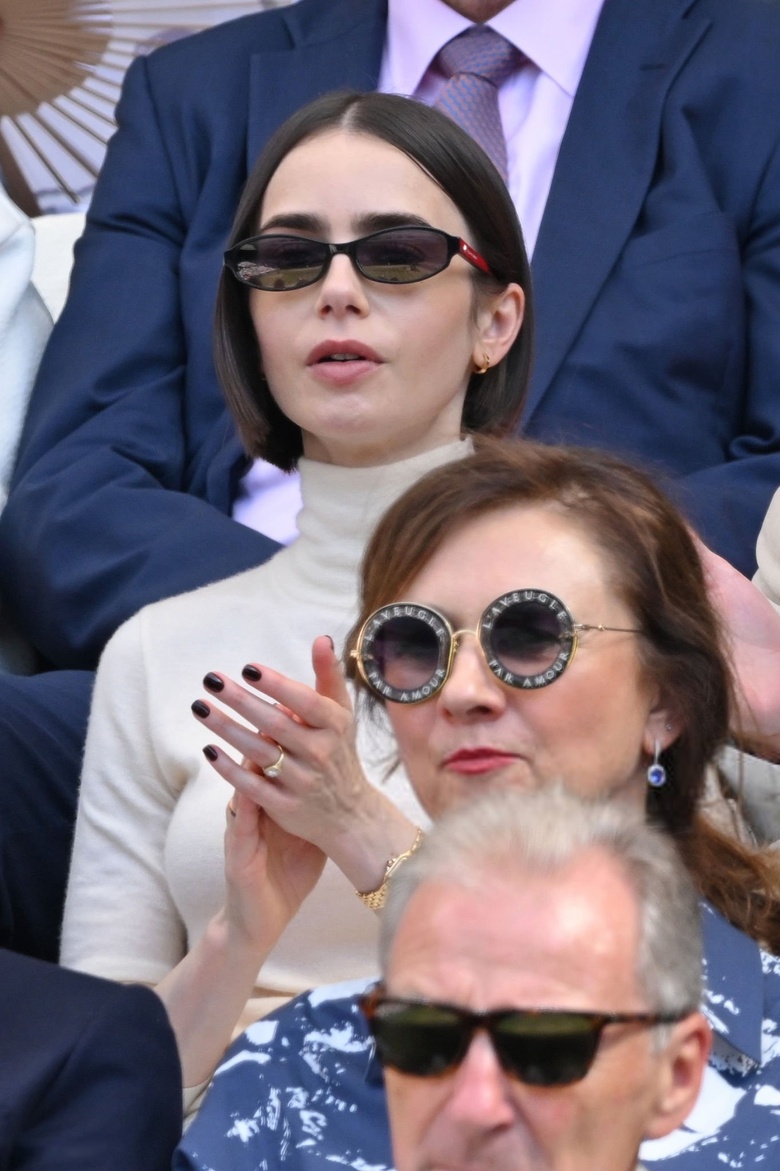 Lily Collins Captivates at Wimbledon and Parisian Fashion Events