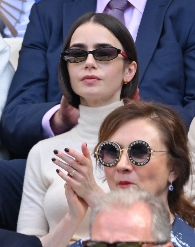 Lily Collins Captivates at Wimbledon and Parisian Fashion Events
