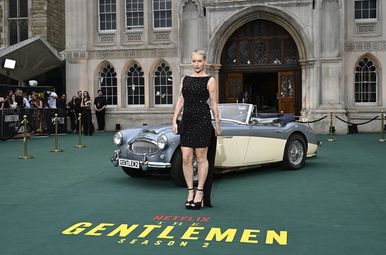 Lottie Moss Steals the Spotlight at Chic London Gala Event