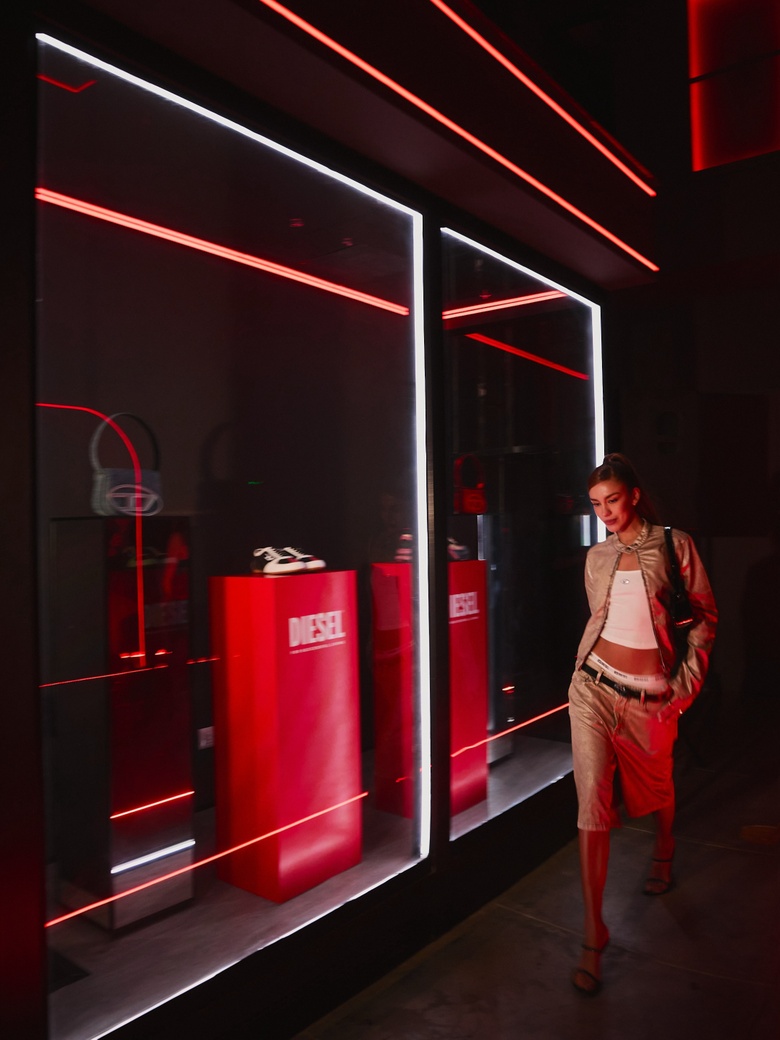 Luana Barron Glows at Diesel x END Fashion Event