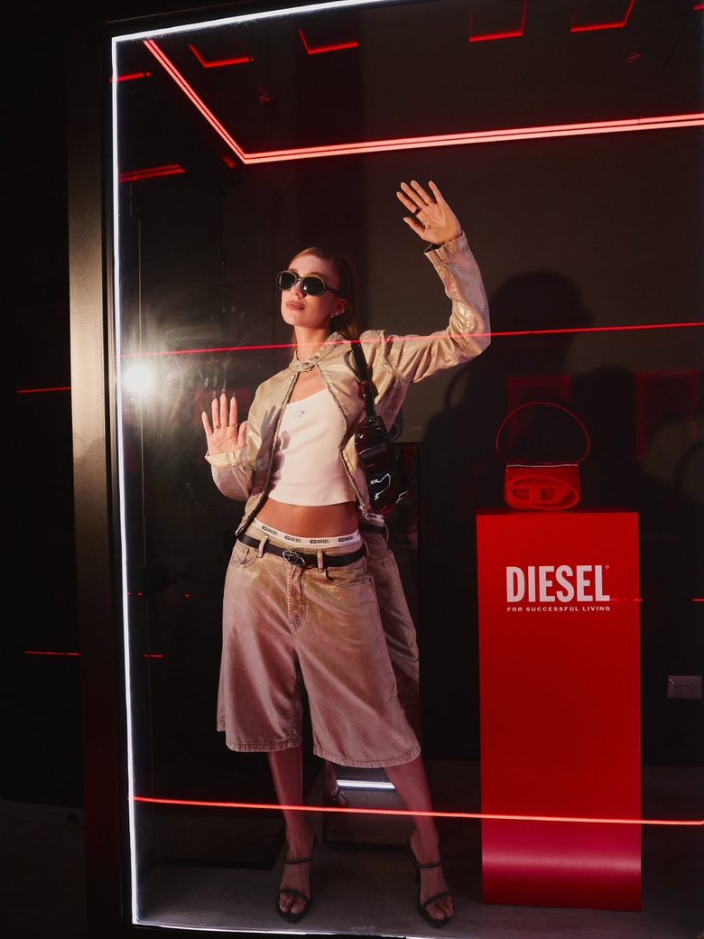 Luana Barron Glows at Diesel x END Fashion Event