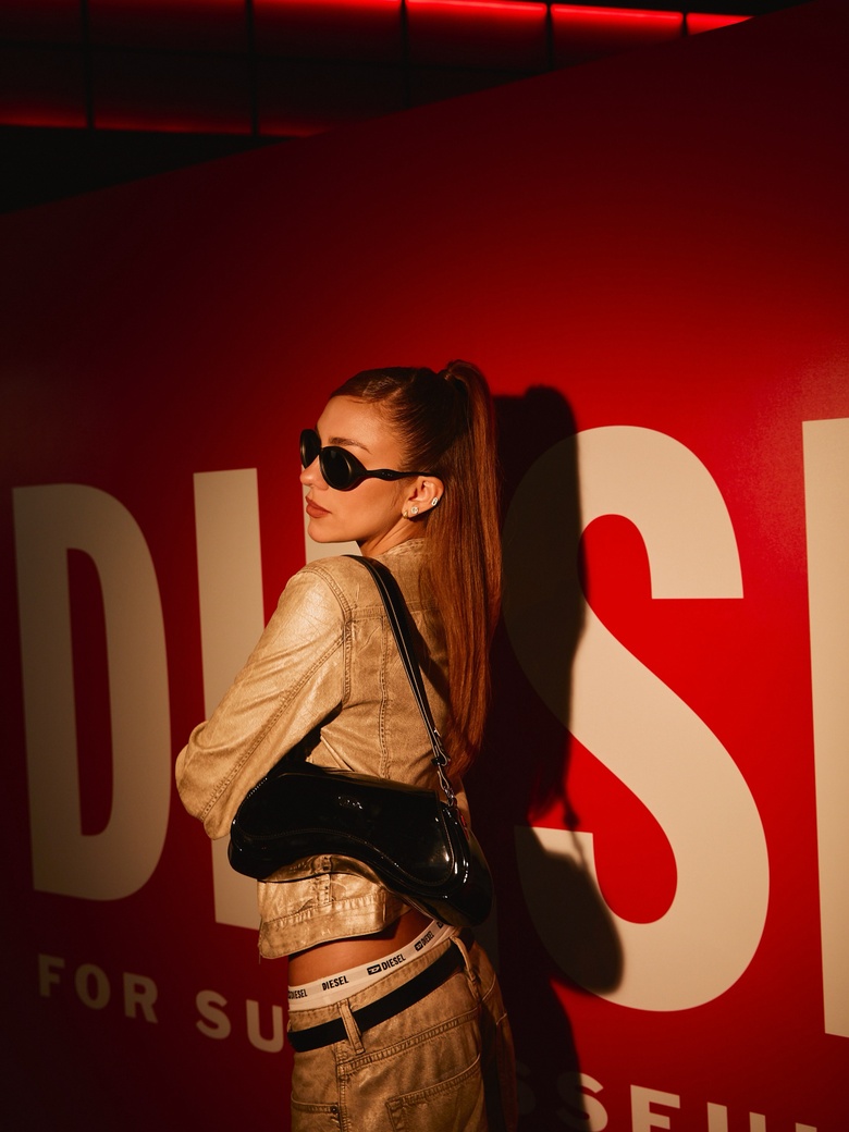Luana Barron Glows at Diesel x END Fashion Event
