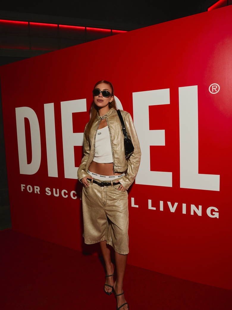 Luana Barron Glows at Diesel x END Fashion Event