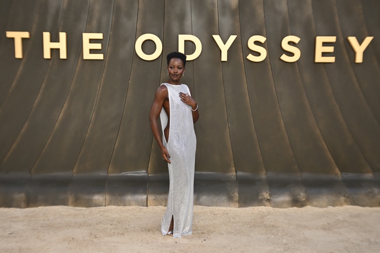 Lupita Nyongo’s Radiant Elegance Shines at The Odyssey World Premiere