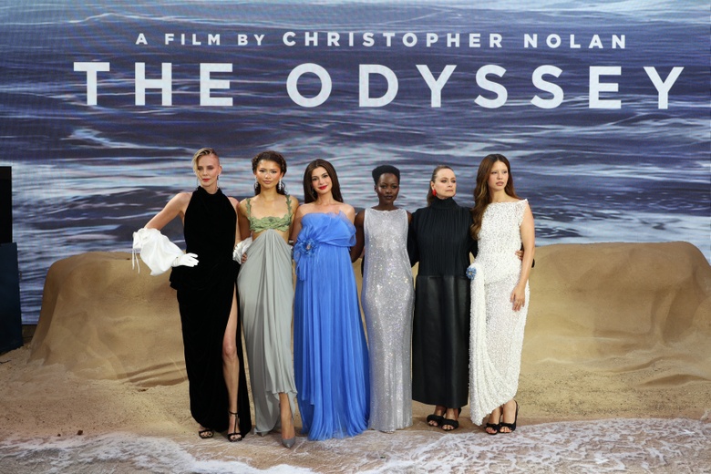 Lupita Nyongo’s Radiant Elegance Shines at The Odyssey World Premiere