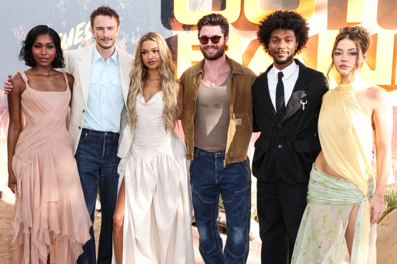 Madison Bailey attends the 'Outer Banks' Season 5 Fan Farewell Event in Los Angeles, looking glamorous and celebratory. - Photos & Updates