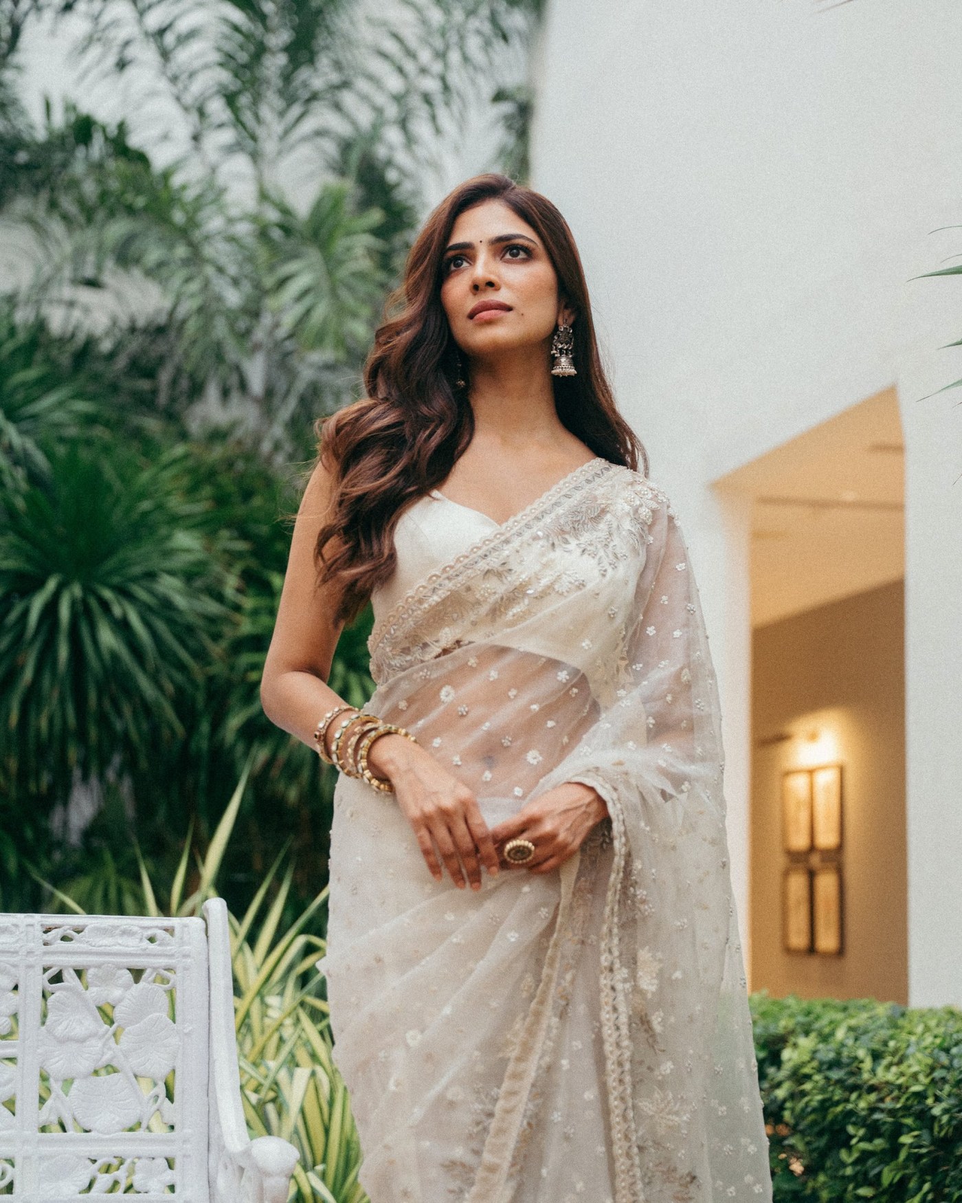 Malavika Mohanan's Effortless Mastery in a Sheer Saree