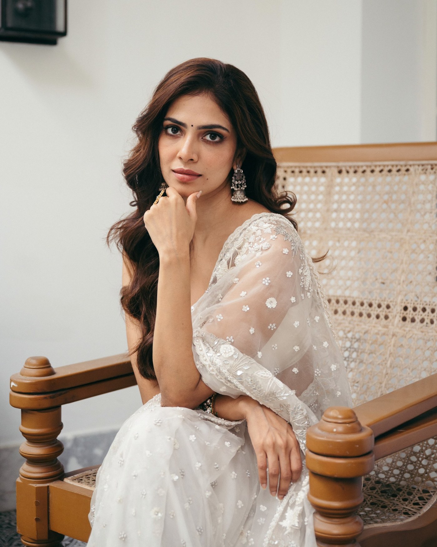 Malavika Mohanan's Effortless Mastery in a Sheer Saree