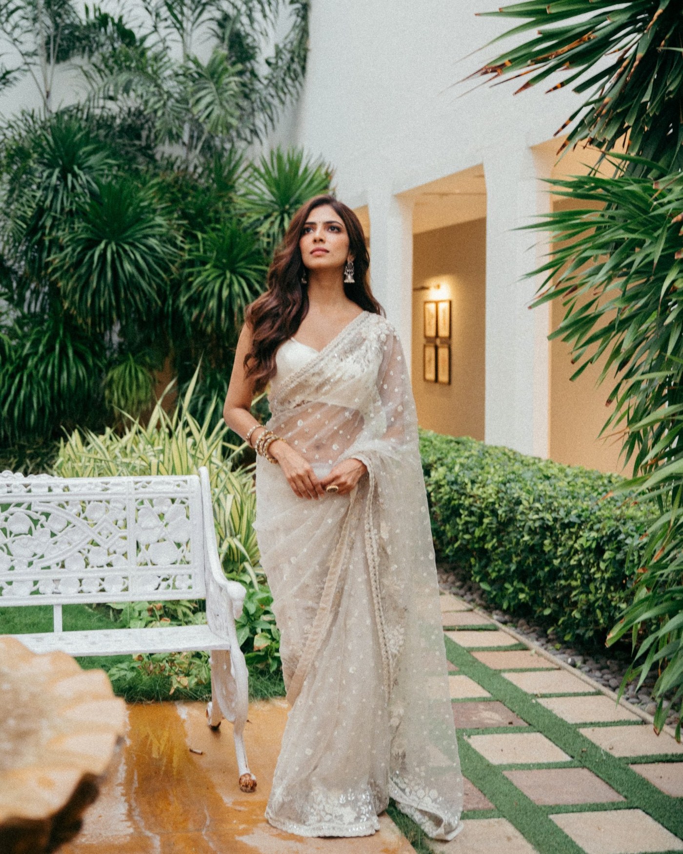 Malavika Mohanan's Effortless Mastery in a Sheer Saree
